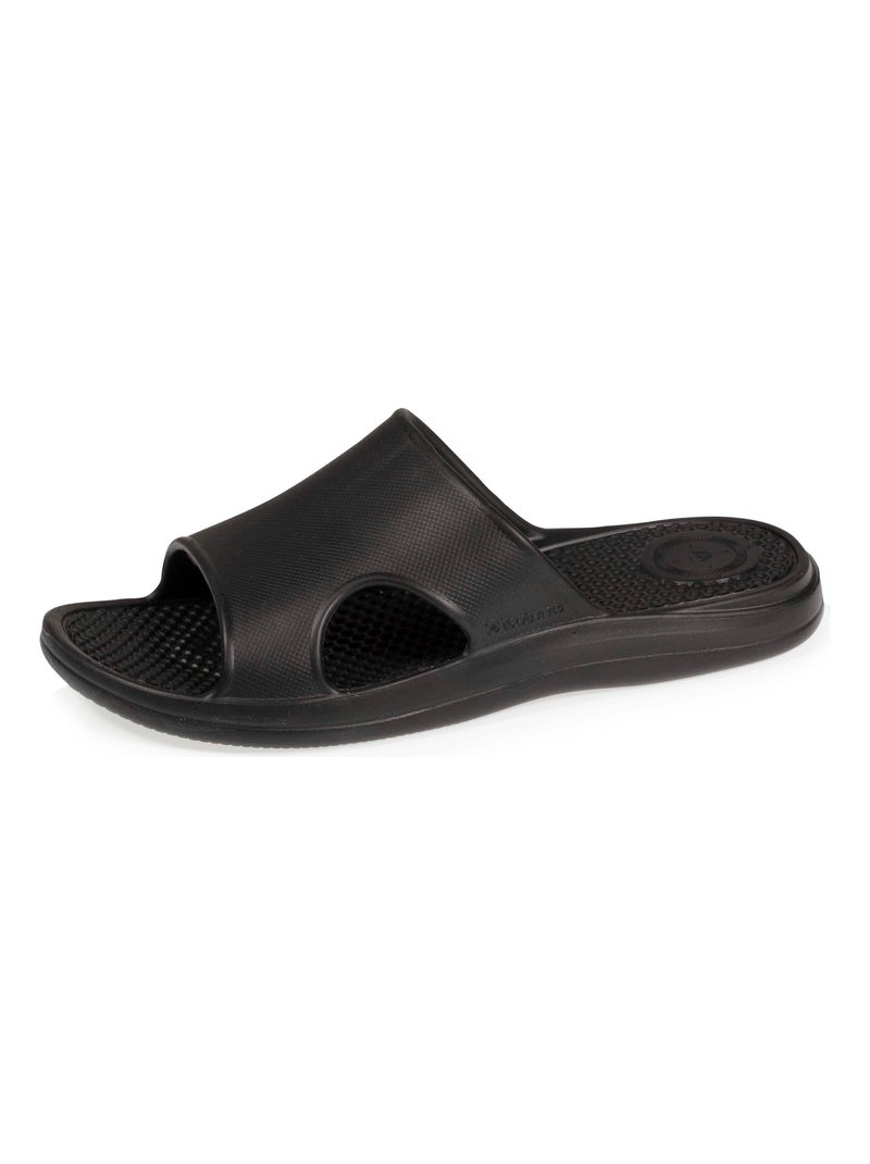 Mules claquettes ajourée  Isotoner Noir - Kiabi