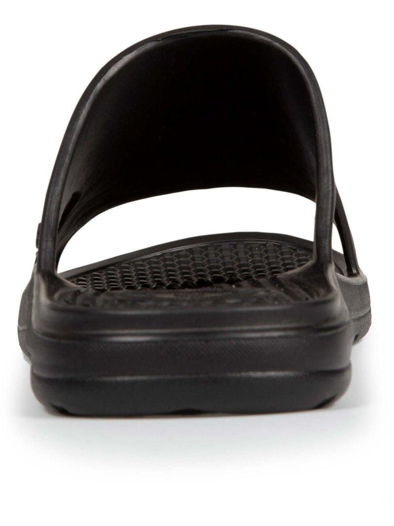 Mules claquettes ajourée  Isotoner Noir - Kiabi