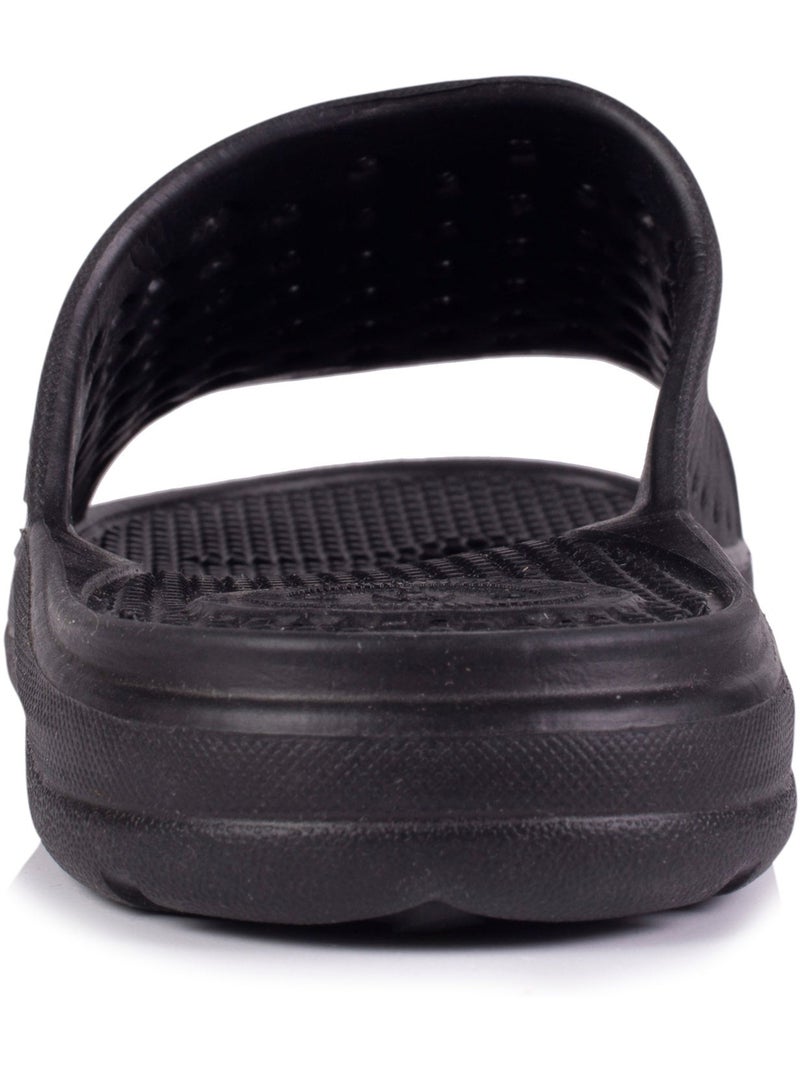 Mules claquettes ajourée, ultra confortables et légères Noir - Kiabi