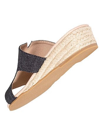 Mules claquettes confort compensée Isotoner
