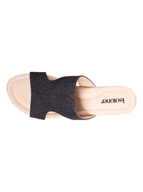 Mules claquettes confort compensée - Kiabi Mules claquettes confort compensée - Kiabi