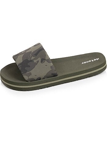 Mules claquettes sandale de plage, piscine, confort quotidien Isotoner