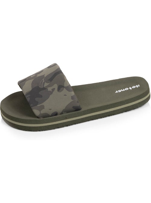 Mules claquettes sandale de plage, piscine, confort quotidien isotoner - Kiabi Mules claquettes sandale de plage, piscine, confort quotidien isotoner - Kiabi