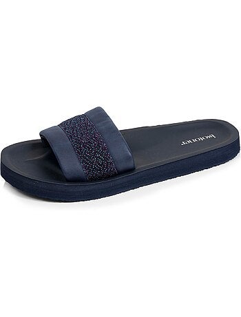 Mules claquettes Sandales Plage d'été, Semelles Eva légères et confortable Isotoner