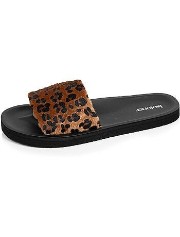 Mules claquettes Sandales Plage d'été, Semelles Eva légères et confortable Isotoner