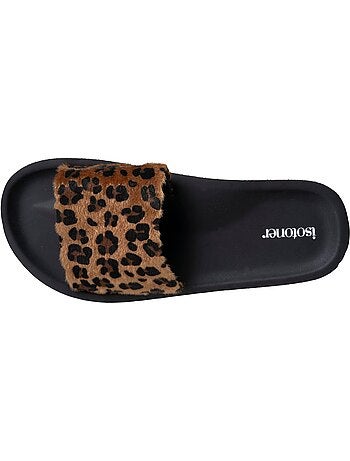 Mules claquettes Sandales Plage d'été, Semelles Eva légères et confortable Isotoner