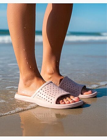 Mules claquettes ultra confortables et légères Isotoner