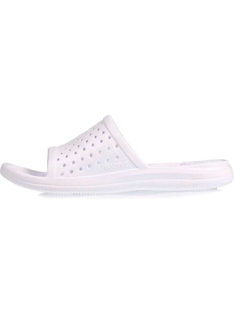 Mules claquettes ultra confortables et légères  Isotoner Blanc - Kiabi