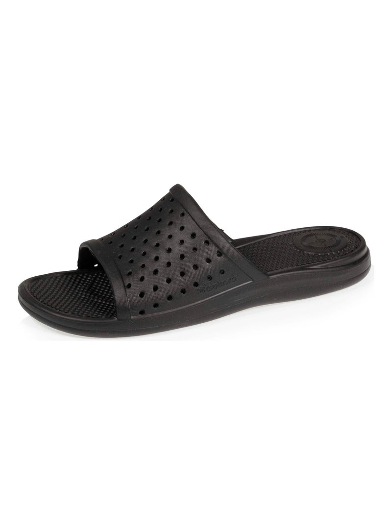 Mules claquettes ultra confortables et légères  Isotoner Noir - Kiabi