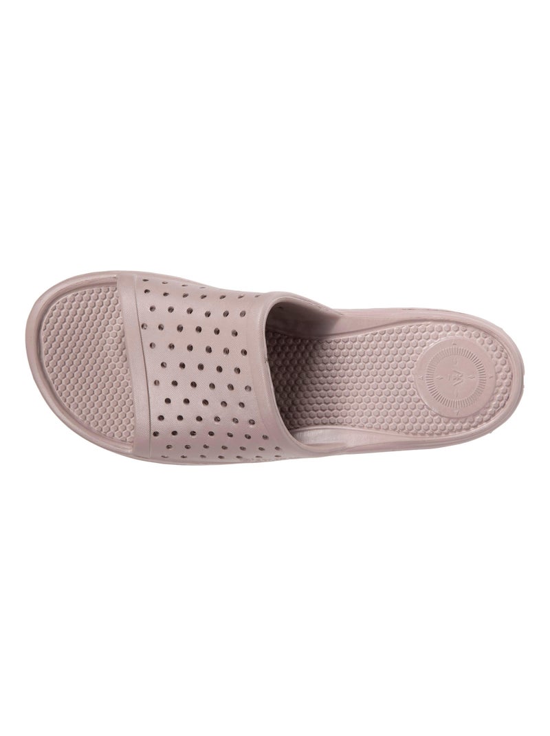Mules claquettes ultra confortables et légères  Isotoner Taupe - Kiabi