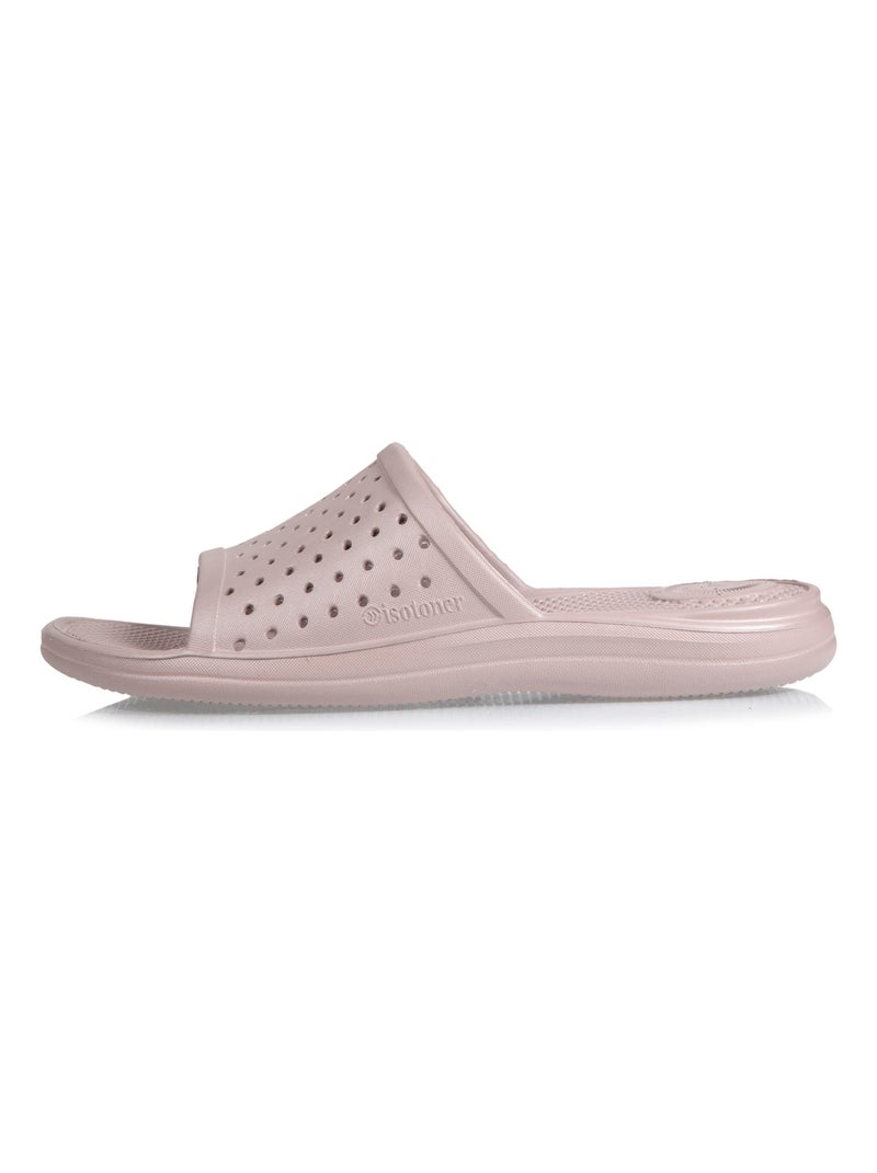 Mules claquettes ultra confortables et légères  Isotoner Taupe - Kiabi