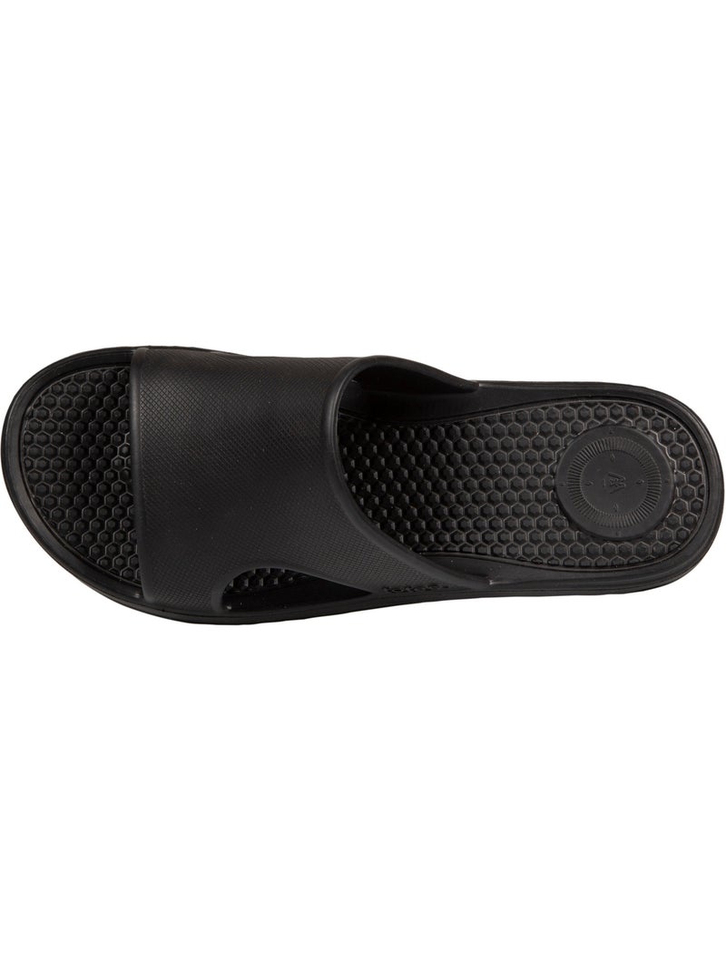 Mules claquettes ultra confortables et légères, sandale été de piscine Noir - Kiabi