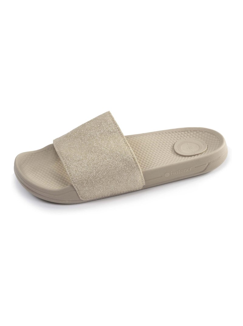 Mules claquettes ultra confortables, faciles à enfiler Beige - Kiabi