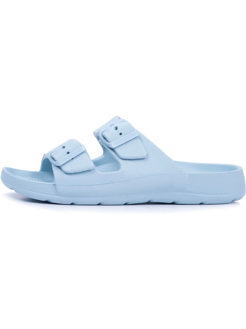 Mules claquettes ultra confortables, faciles à enfiler  isotoner Bleu Noir Bleu - Kiabi