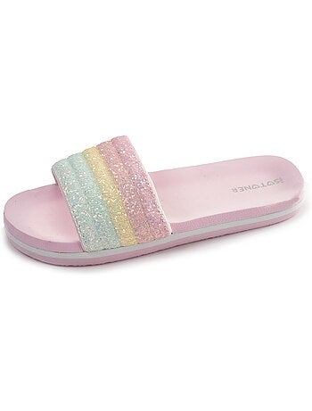 Mules claquettes sandale de plage, piscine, confort quotidien isotoner