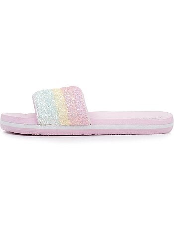 Mules claquettes sandale de plage, piscine, confort quotidien isotoner