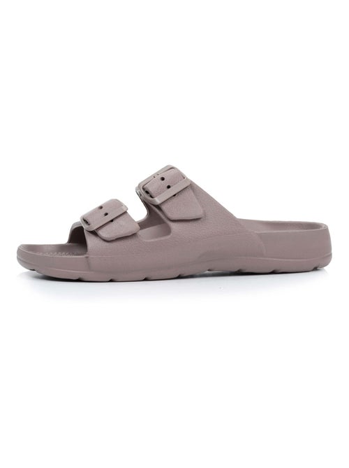Mules claquettes ultra confortables, faciles à enfiler  Isotoner - Kiabi