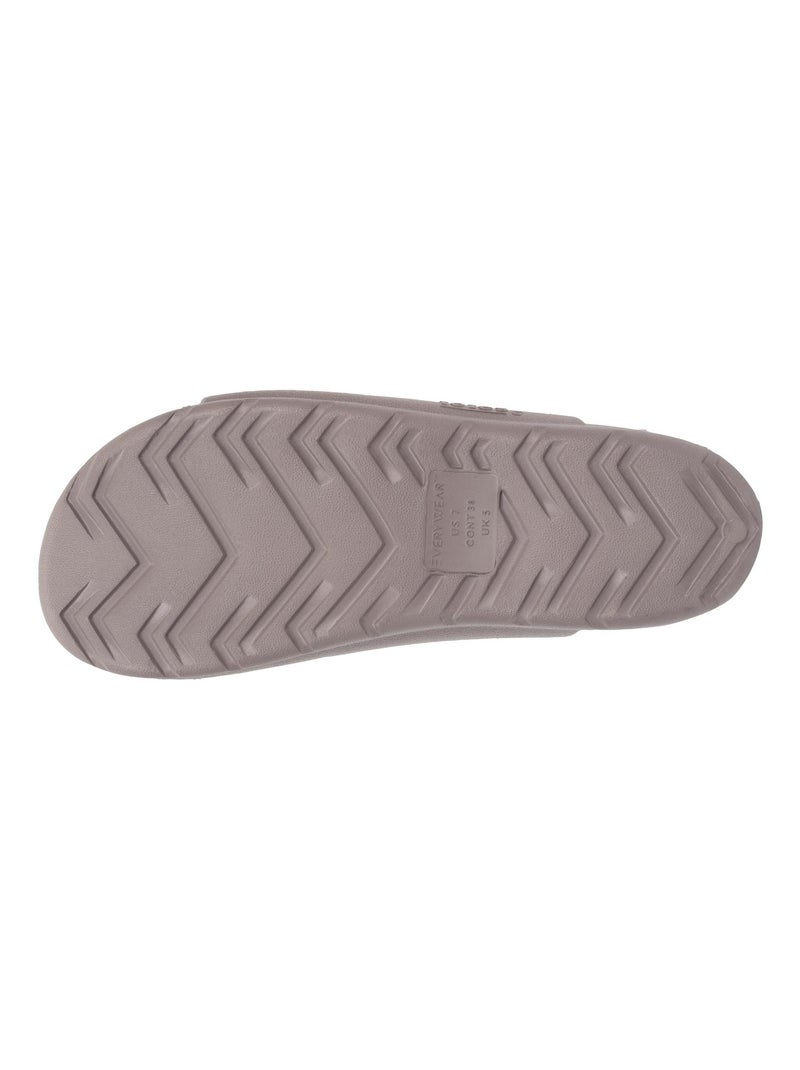 Mules claquettes ultra confortables, faciles à enfiler  Isotoner Taupe - Kiabi