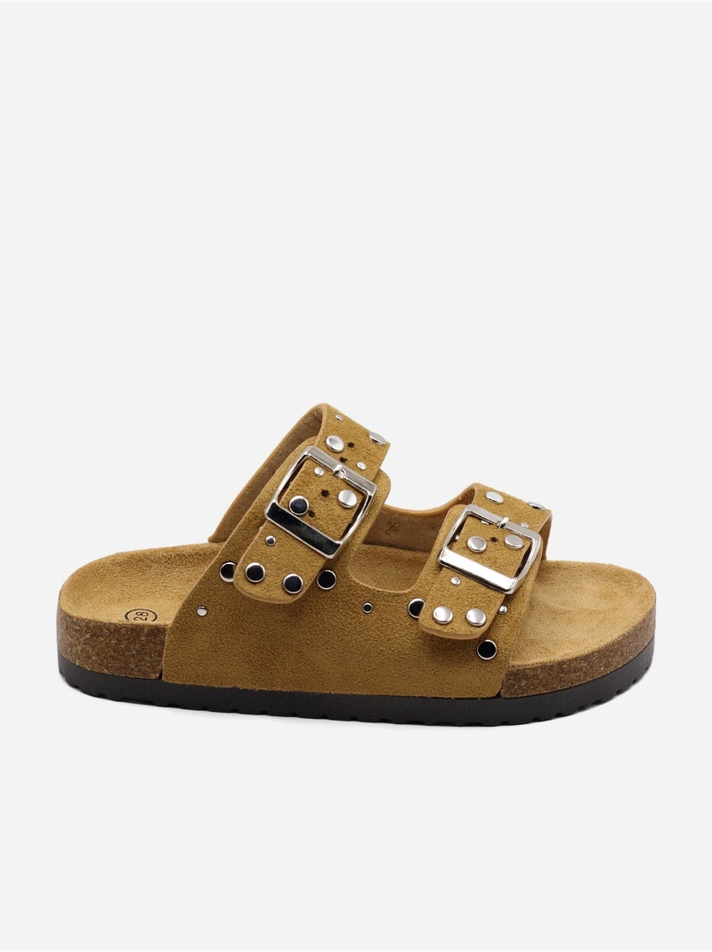 Mules cloutées - Doremi Camel - Kiabi