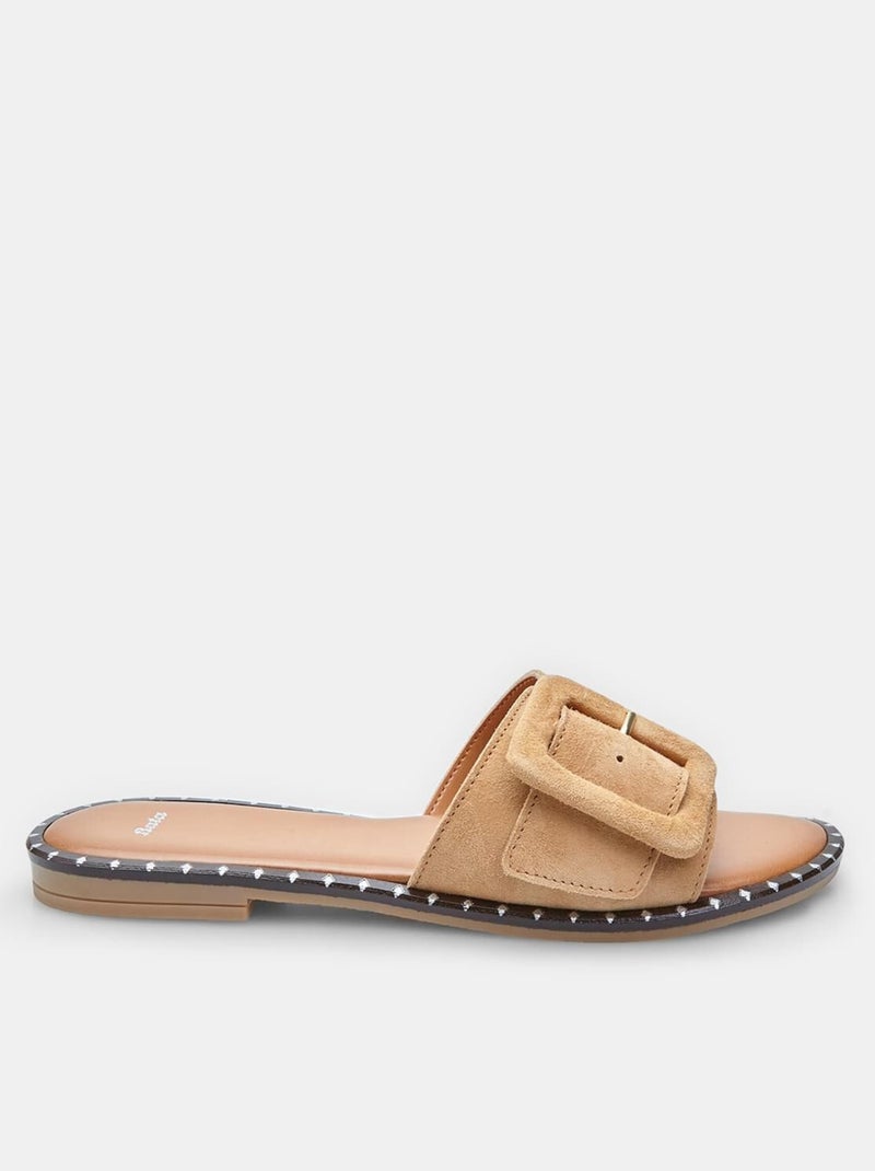 Mules comfortables BATA Beige - Kiabi