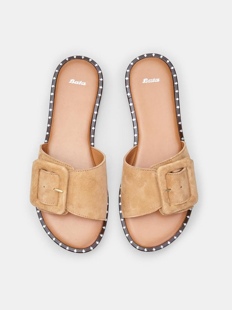 Mules comfortables BATA Beige - Kiabi