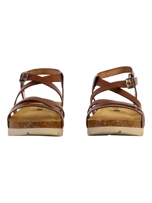 Mules Compensée Cuir Plakton Comba - Kiabi
