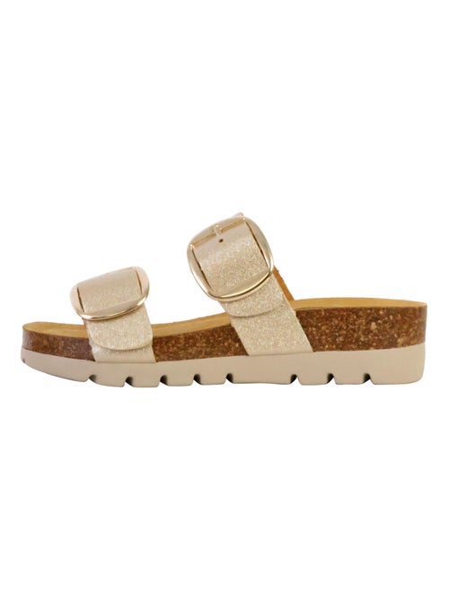 Mules Compensée Cuir Plakton Combarro - Kiabi
