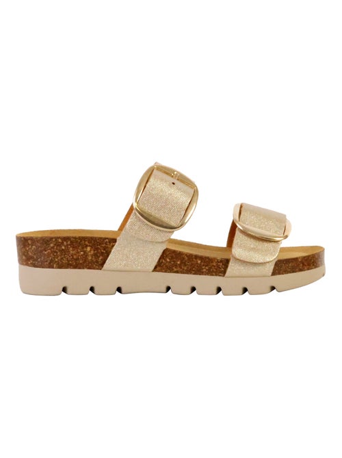 Mules Compensée Cuir Plakton Combarro - Kiabi