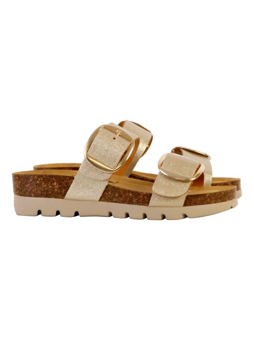 Mules Compensée Cuir Plakton Combarro - Kiabi