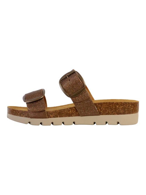 Mules Compensée Cuir Plakton Combarro - Kiabi