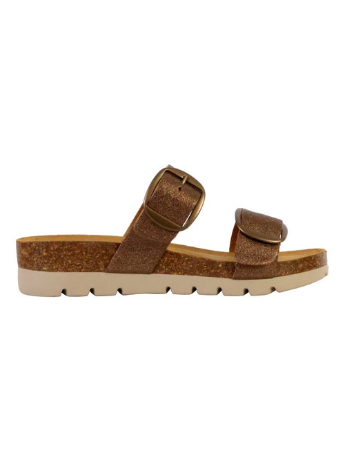 Mules Compensée Cuir Plakton Combarro - Kiabi