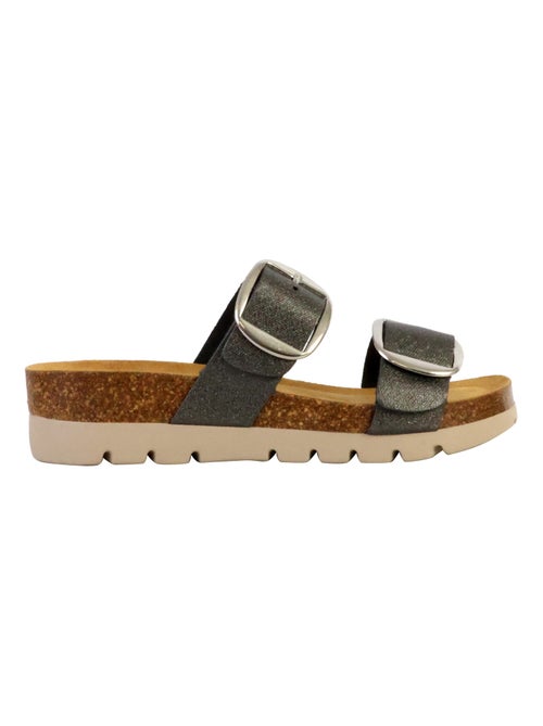 Mules Compensée Cuir Plakton Combarro - Kiabi
