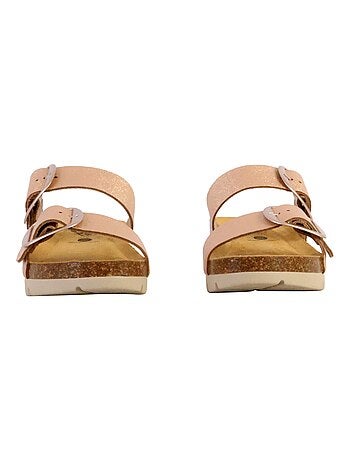 Mules Compensée Cuir Plakton Combarro