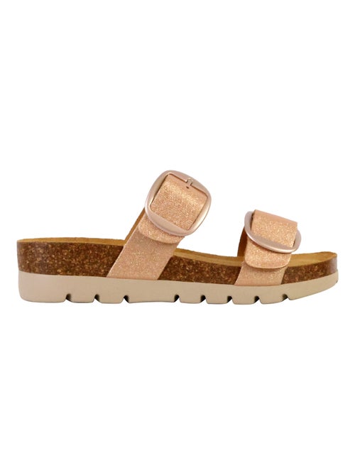 Mules Compensée Cuir Plakton Combarro - Kiabi