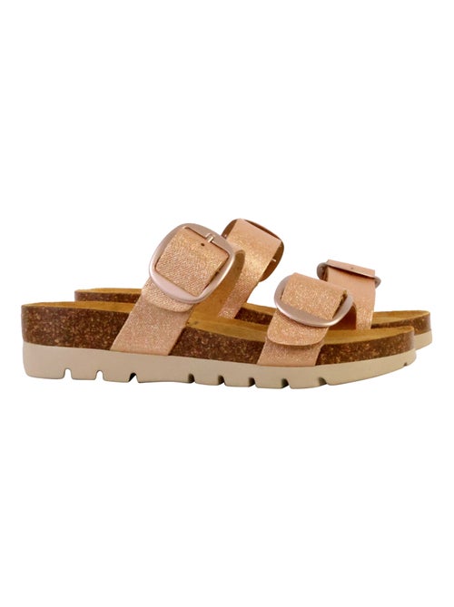 Mules Compensée Cuir Plakton Combarro - Kiabi