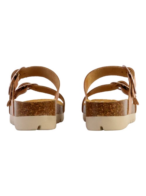 Mules Compensée Cuir Plakton Combarro - Kiabi