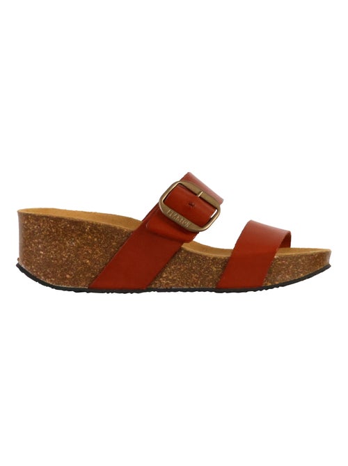 Mules Compensée Cuir Plakton So Rock - Kiabi