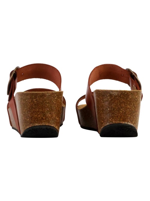 Mules Compensée Cuir Plakton So Rock - Kiabi
