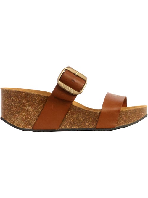 Mules Compensée Cuir Plakton So Rock - Kiabi