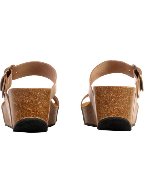 Mules Compensée Cuir Plakton So Rock - Kiabi