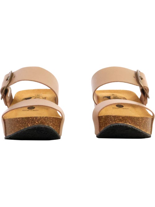 Mules Compensée Cuir Plakton So Rock - Kiabi