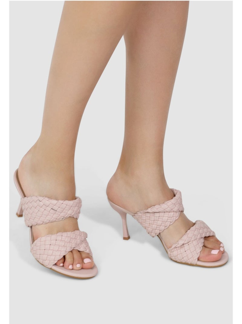 Mules compensées Kebello Rose - Kiabi