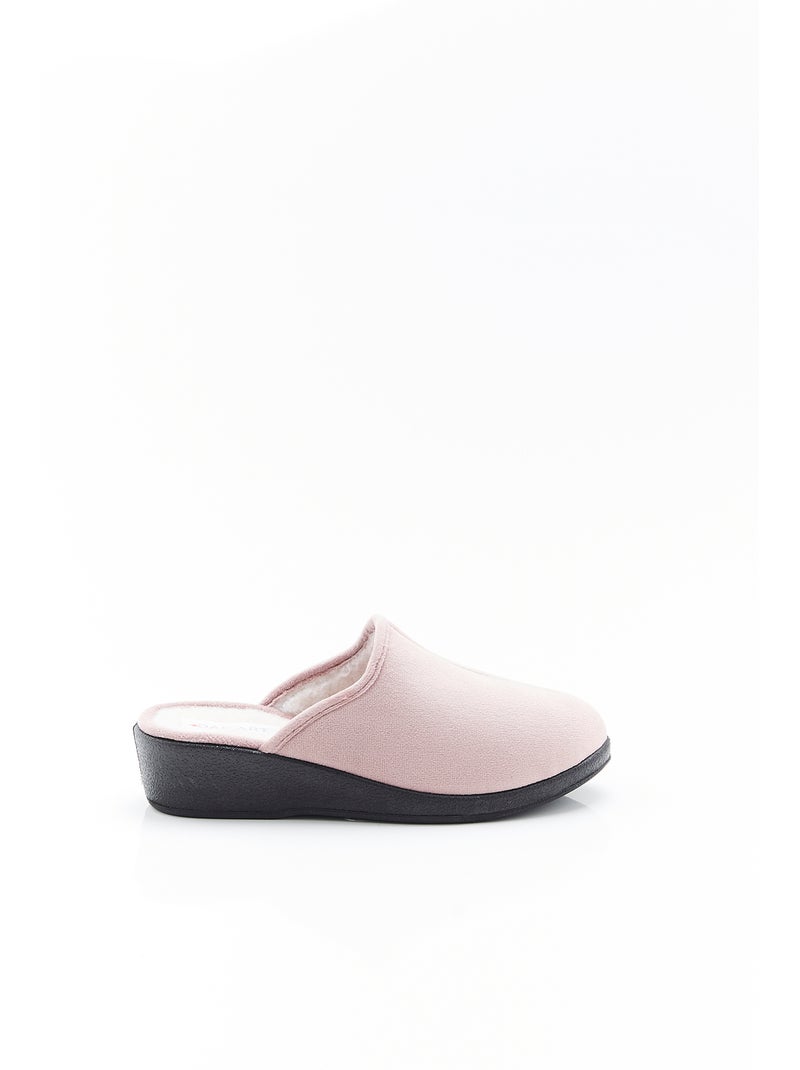 Mules compensées thermolactyl en velours - damart Marron - Kiabi