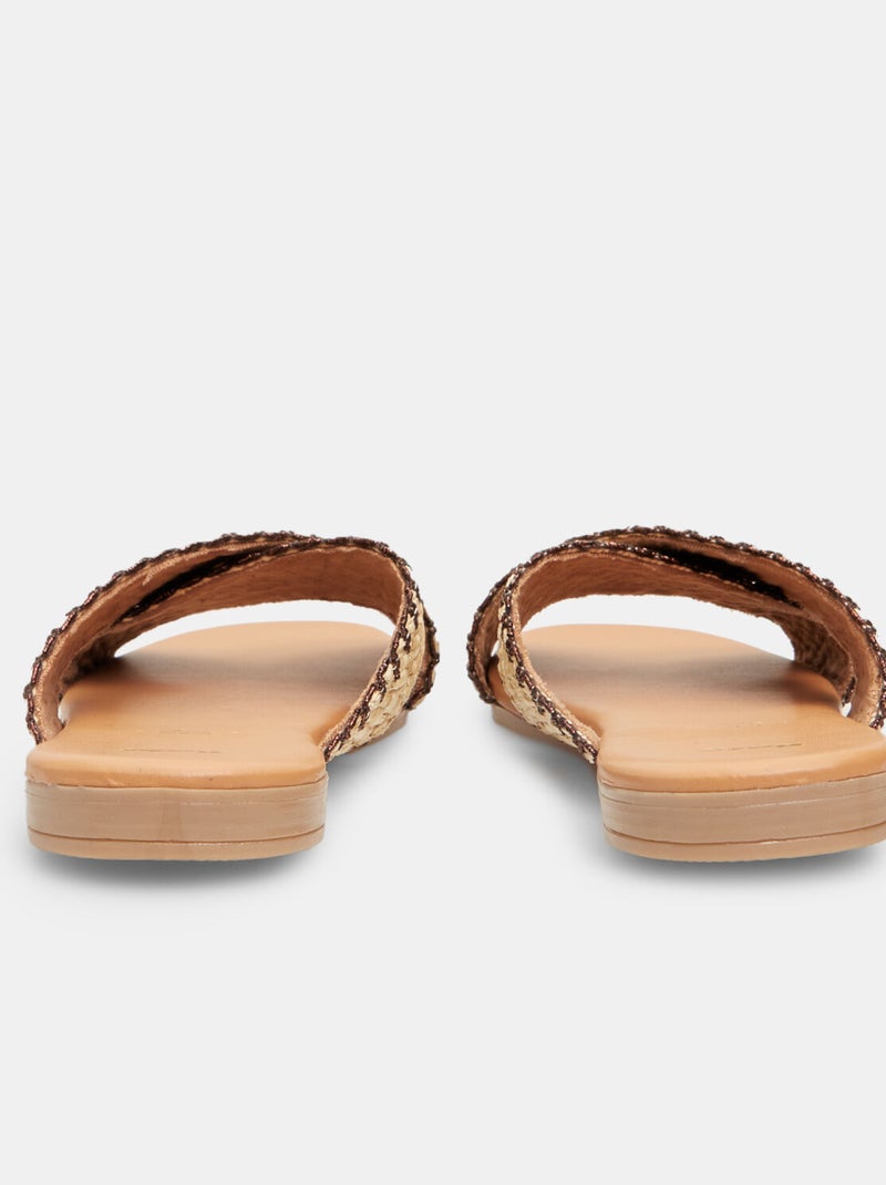 Mules confortables BATA Beige - Kiabi