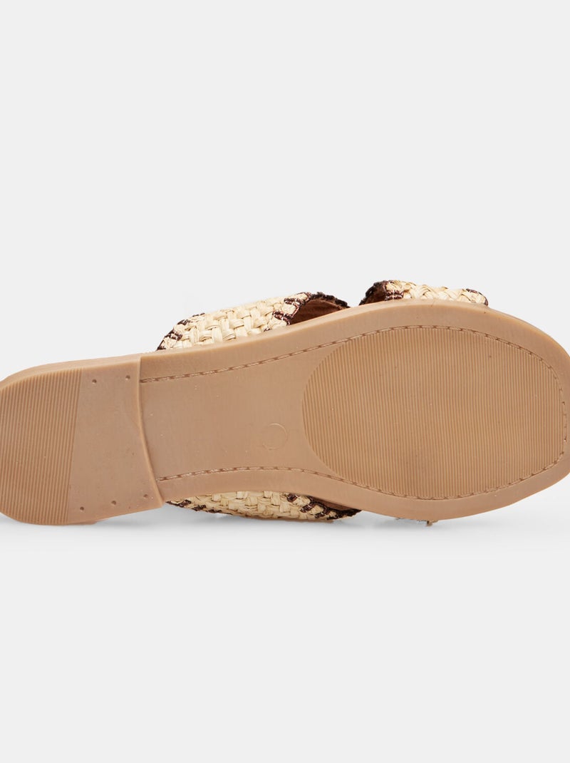 Mules confortables BATA Beige - Kiabi