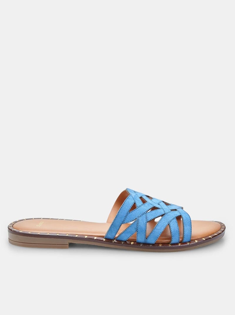 Mules confortables BATA Bleu - Kiabi