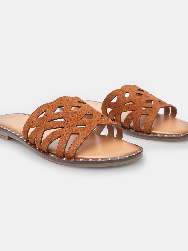 Mules confortables BATA Marron - Kiabi