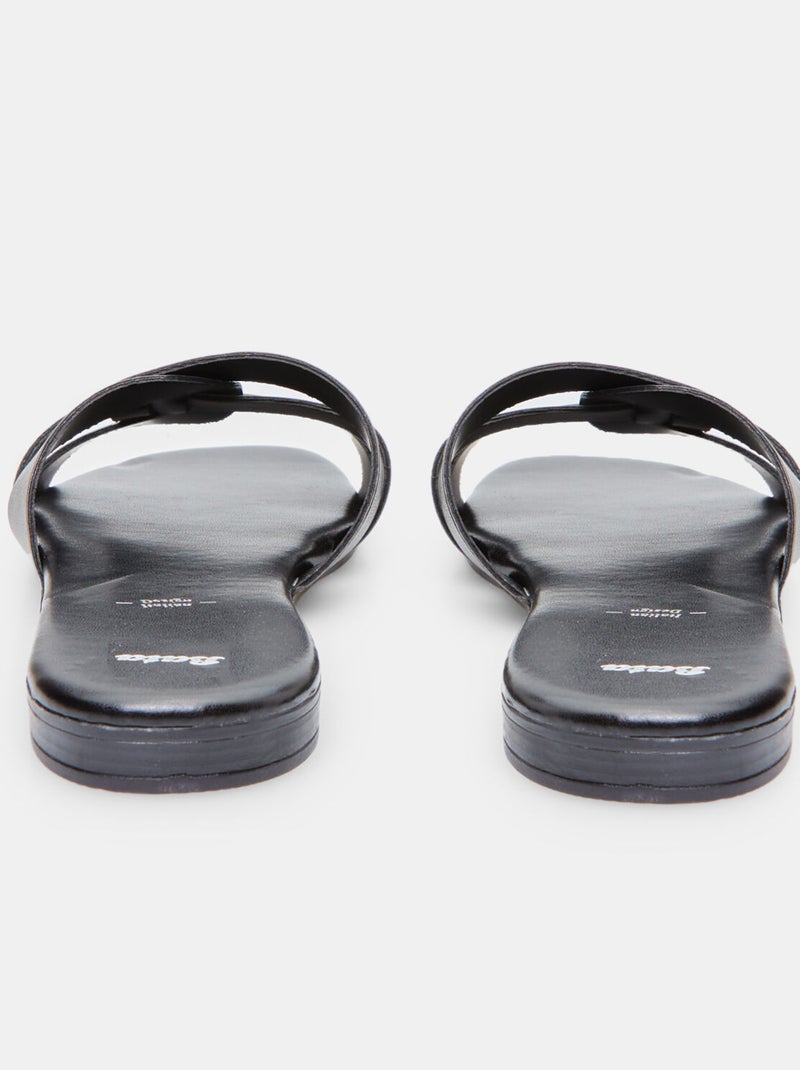 Mules confortables BATA Noir - Kiabi