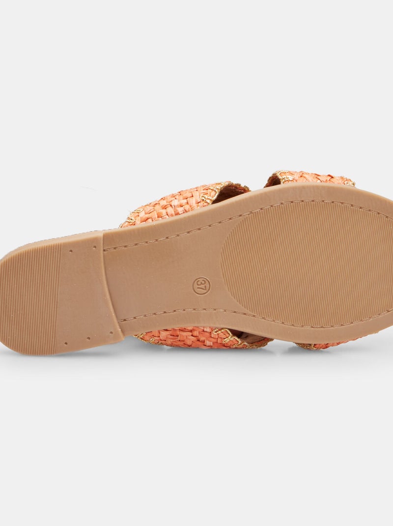Mules confortables BATA Orange - Kiabi