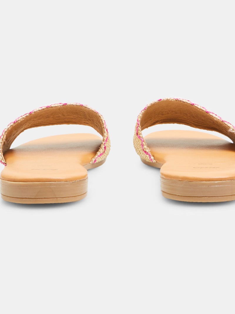 Mules confortables BATA Rose fushia - Kiabi